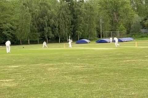 Watch Alastair Cook clean bowled in village game by 15-YEAR-OLD who wasn’t even born when England icon made Test debut
