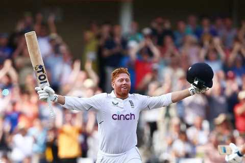 Jonny Bairstow’s blistering century in just 77 balls fires England to one of THE great Test wins against New Zealand
