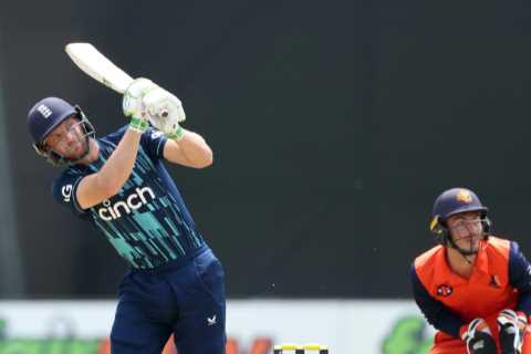 England cricketers break their own world record for highest ever ODI score after smashing 498 against Holland