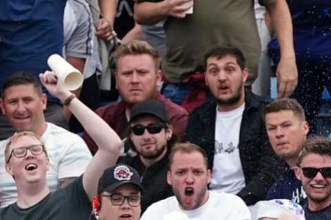 Chaos at England Test match against New Zealand as fight breaks out in stands in shameful scenes at cricket