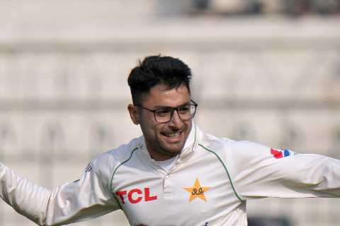 England all out for 281 on day one of Second Test against Pakistan as Ahmed takes seven wickets in dream debut