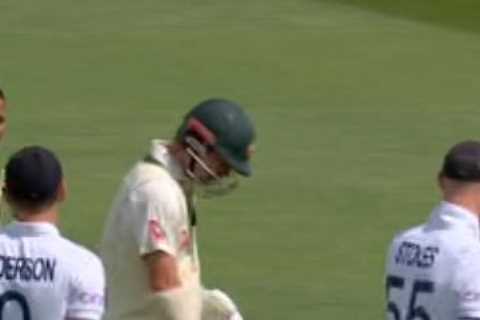 Australia star fires brutal putdown at Ollie Robinson during Ashes sledging as England star has to be led away