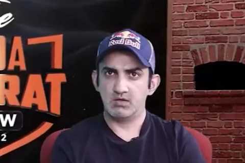 Indian cricket legend Gautam Gambhir’s shocking revelation during live interview
