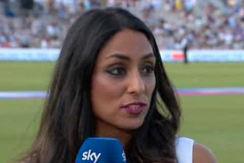 Isa Guha stuns viewers in bold outfit as she returns to day job and wows cricket fans