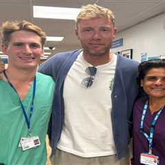 When Freddie Flintoff Met His Real-Life Superheroes Again