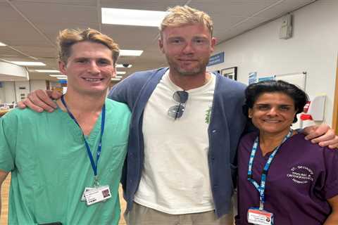 When Freddie Flintoff Met His Real-Life Superheroes Again